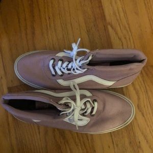 Pink high top vans